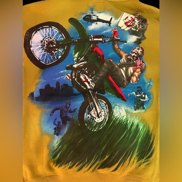 Wckdthghts kluxbusters OTR hoodie (pear green) - Picture 3 of 5